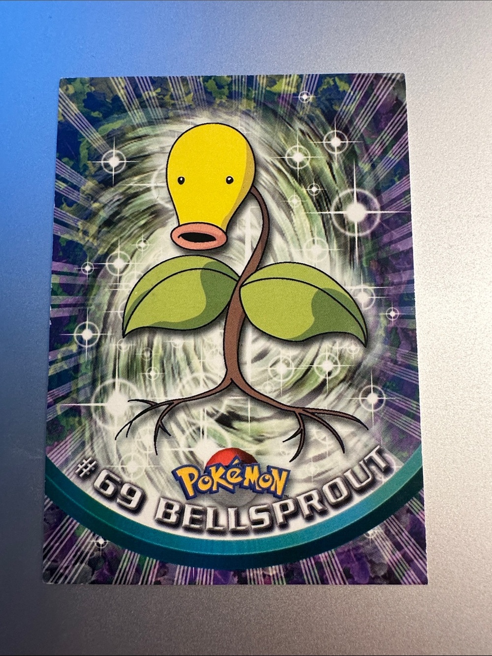 Bellsprout 1999 Topps Pokémon TV Animation Edition Trading Card